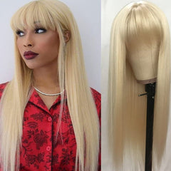 Women's long straight hair wig