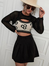 Camiseta sin mangas de jacquard