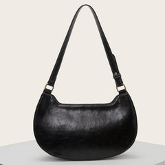 Black and white checkerboard single-shoulder handbags