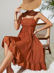 Big Wave High Waist Sexy Dress