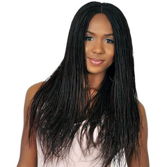 Women's long braid wig