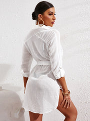 Sonnenschutz-Bikini-Überzug für den Strandurlaub mit Gürtel