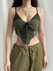 Mesh Waistband Short Vest