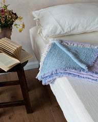 Light Weight Cotton Blanket - Purple