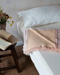 Manta ligera de algodón - Rosa