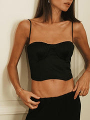 Tight Solid Color Vest