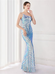 Pailletten-Promi-Party-Abendkleid