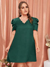 V-Neck Loose Casual Dress