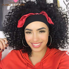 Women's short curly kinky wig