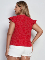 Camiseta sexy de lunares de verano