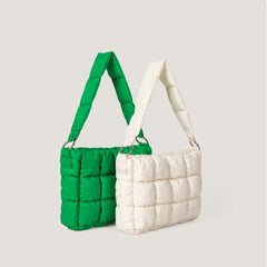 Design mit Baumwolle gefüllte tragbare kleine lässige quadratische Tasche