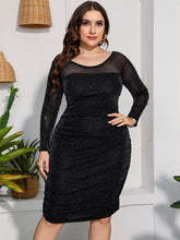 One-Shoulder Lange Ärmel Slim Fit Faltige Hohldiamanten