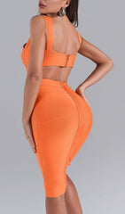 YARA Neckholder Midi BNADage Kleid