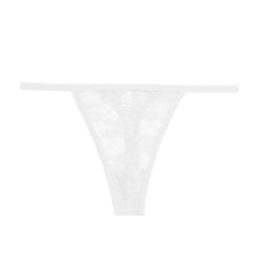 4er-Pack Tangas mit Blumenspitze