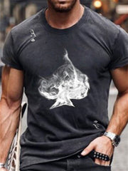 Camiseta de manga corta Smoke Poker Ace of Spades