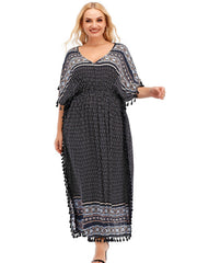 V-Ausschnitt One Size Plus Kleider