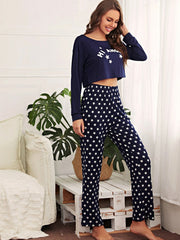 Pijama de cintura baja