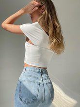 Solid Color Slim Nauseapan Cross Vest