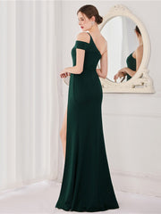 Slim Strapless evening dress