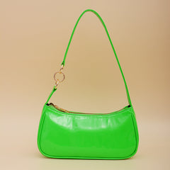 Baguette underarm candy color one-shoulder bag