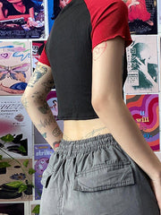 Camiseta ajustada con estampado de calavera