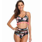 Traje de baño femenino con borlas y correas SWI117