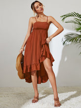 Vestido sexy de cintura alta con ondas grandes