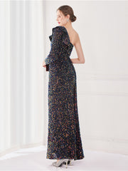 langes, schlankes Traum-Abendkleid