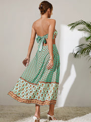 Tube Top Skirt Two Piece Set