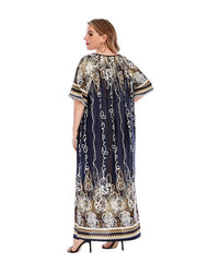 Vestidos elegantes sueltos de talla grande