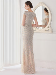 vestido largo de fiesta de noche