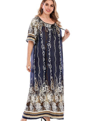 Vestidos elegantes sueltos de talla grande