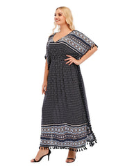 V-Ausschnitt One Size Plus Kleider