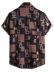 Plaid Prints Lapel Shirt