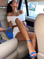 Solid Color Slim Nauseapan Cross Vest