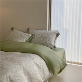 Juego de cama de tencel floral - Rosa