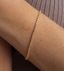 Mini pulsera Vivian dorada