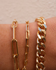 Pulsera de eslabones grandes