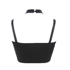 Top de vendaje con cuello halter