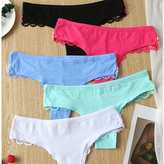 5pack Lace Embroidered Seduction Briefs