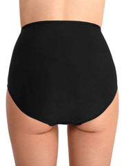 Gerüschter Bikinislip mit hoher Taille