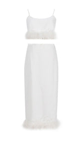 Spaghetti-Rock-Set mit Federbesatz