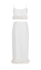 Spaghetti-Rock-Set mit Federbesatz