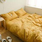 Juego de cama en tonos tierra - Amarillo