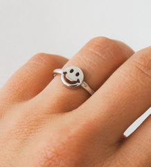 Anillo Sonrisa Plata