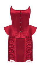 STEAMPUNK Steel BOneD SHAPER Korsett Schnürröcke Zweiteilig