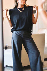 Camiseta básica negra lisa