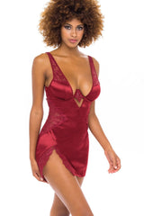 Babydoll mit V-Ausschnitt