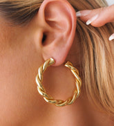 Vera Gold Hoops Large