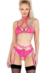 BH-Set aus Vinyl und Kette